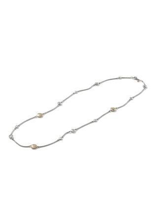 Detail View - Click To Enlarge - JOHN HARDY - Dot Hammered Gold Sterling Silver Necklace — Size 36