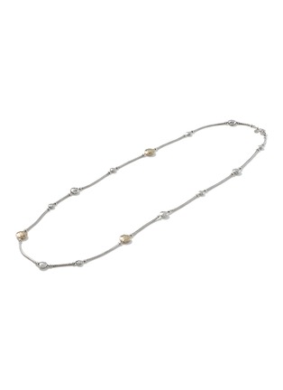 Detail View - Click To Enlarge - JOHN HARDY - Dot Hammered Gold Sterling Silver Necklace — Size 36