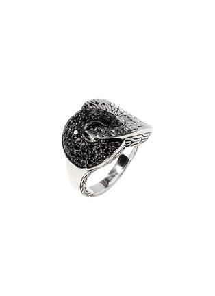 Detail View - Click To Enlarge - JOHN HARDY - JH Essentials Sapphire Spinel Sterling Silver Ring — Size 7