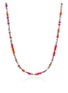 Detail View - Click To Enlarge - JOHN HARDY - Heishi Mother of Pearl Rhodonite Sterling Silver Enamel Necklace — Size 18