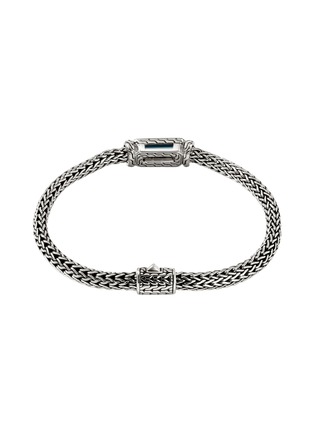 Detail View - Click To Enlarge - JOHN HARDY - Icon Extension Sterling Silver Topaz Bracelet — Size UM