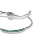  - JOHN HARDY - Classic Chain Sterling Silver Emerald Pull Through Bracelet — Size S-M