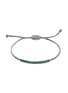 Main View - Click To Enlarge - JOHN HARDY - Classic Chain Sterling Silver Emerald Pull Through Bracelet — Size S-M