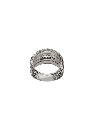 Detail View - Click To Enlarge - JOHN HARDY - JH Essentials Sapphire Spinel Sterling Silver Ring — Size 6