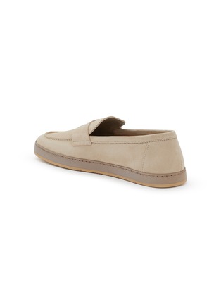  - BRUNELLO CUCINELLI - Suede Penny Loafers