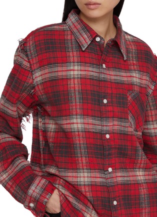  - R13 - Shredded Seam Cotton Shirt