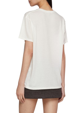 Back View - Click To Enlarge - R13 - You're Weird I Like That Print Cotton Cashmere T-Shirt