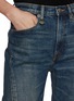  - R13 - Twisted Seam Flared Dark Wash Jeans