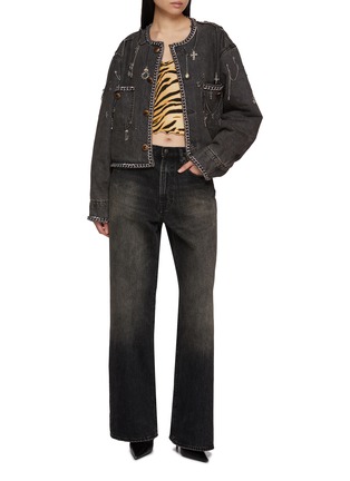 Figure View - Click To Enlarge - R13 - D'arcy Dark Wash Jeans