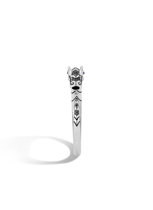 Detail View - Click To Enlarge - JOHN HARDY - Legends Naga Sterling Silver Sapphire Spinel  Kick Cuff — Size M