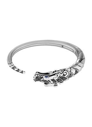 Main View - Click To Enlarge - JOHN HARDY - Legends Naga Sterling Silver Sapphire Spinel  Kick Cuff — Size M