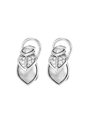 Main View - Click To Enlarge - JOHN HARDY - Legends Naga Diamond Sterling Silver Earrings