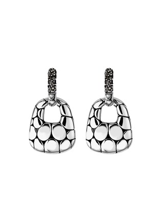 Main View - Click To Enlarge - JOHN HARDY - Kali Sterling Silver Black Sapphire Drop Earrings