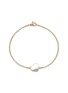 Main View - Click To Enlarge - JOHN HARDY - Pebble Heart 14K Gold Diamond Bracelet — Size US