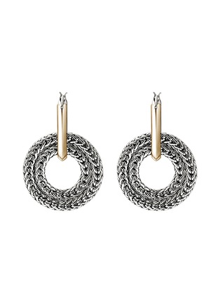 Main View - Click To Enlarge - JOHN HARDY - Rata 14K Gold Sterling Silver Drop Earrings