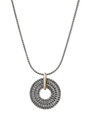 Main View - Click To Enlarge - JOHN HARDY - Rata 14K Gold Sterling Silver Pendant Necklace — Size 18-20