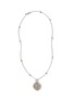Main View - Click To Enlarge - JOHN HARDY - Moon Door Diamond Topaz Sapphire Garnet Ruby 18K Gold Sterling Silver Pendant Necklace — Size 28-30