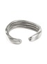Detail View - Click To Enlarge - JOHN HARDY - Surf Sterling Silver Diamond Hinged Cuff — Size M