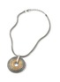 Detail View - Click To Enlarge - JOHN HARDY - Icon Link 18K Gold Silver Pendant Necklace — Size 16-18