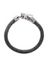 Main View - Click To Enlarge - JOHN HARDY - Legends Naga Sterling Silver Black Sapphire Ruby Bracelet — Size M