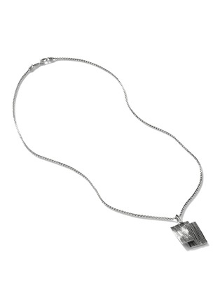Detail View - Click To Enlarge - JOHN HARDY - Bamboo Sterling Silver Pendant Necklace — Size 22