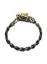Main View - Click To Enlarge - JOHN HARDY - Legends Naga Gold Sterling Silver Ruby Braided Chain Bracelet — Size M