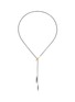 Main View - Click To Enlarge - JOHN HARDY - Classic Chain 18K Gold Sterling Silver Black Sapphire Spinel Spear Necklace — Size 25