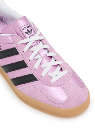 Detail View - Click To Enlarge - ADIDAS - Gazelle Indoor Leather Low Top Women's Sneakers