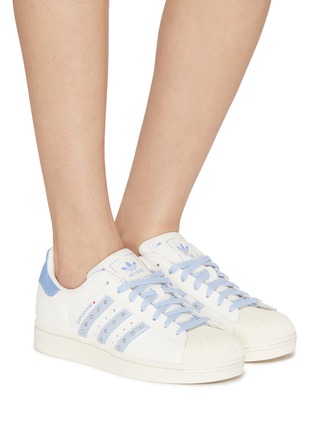 Figure View - Click To Enlarge - ADIDAS - Superstar II Low Top Women's Sneakers