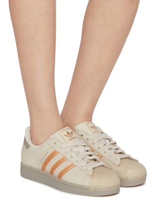 Figure View - Click To Enlarge - ADIDAS - Superstar II Low Top Women's Sneakers
