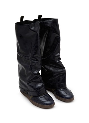 Detail View - Click To Enlarge - ADIDAS - Samba Snakeskin Boots