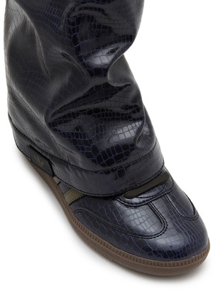 Detail View - Click To Enlarge - ADIDAS - Samba Snakeskin Boots