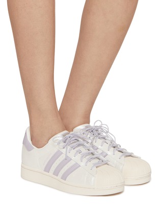 Figure View - Click To Enlarge - ADIDAS - Superstar II Low Top Women's Sneakers