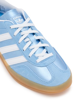Detail View - Click To Enlarge - ADIDAS - Gazelle Indoor Leather Low Top Women's Sneakers