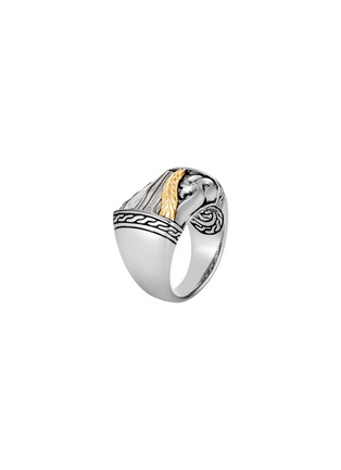 Detail View - Click To Enlarge - JOHN HARDY - Classic Chain 18K Gold Sterling Silver Ring — Size 10