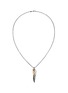 Main View - Click To Enlarge - JOHN HARDY - Classic Chain 18K Gold Sterling Silver Pendant Box Chain Necklace — Size 26