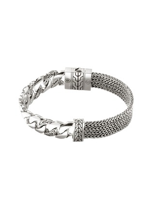 Main View - Click To Enlarge - JOHN HARDY - Icon Sterling Silver Flat Chain Bracelet — Size UM