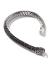 Detail View - Click To Enlarge - JOHN HARDY - Classic Chain Tiga Sterling Silver Black Rhodium Two Tone Bracelet — Size UL