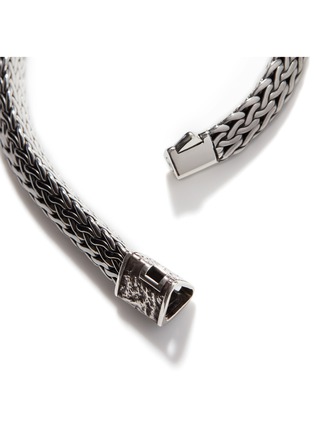  - JOHN HARDY - Classic Chain Tiga Sterling Silver Black Rhodium Two Tone Bracelet — Size UL