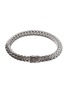 Main View - Click To Enlarge - JOHN HARDY - Classic Chain Tiga Sterling Silver Black Rhodium Two Tone Bracelet — Size UL