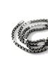 Detail View - Click To Enlarge - JOHN HARDY - Box Chain Sterling Silver Rhodium Necklace — Size 24