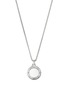 JOHN HARDY ID Tags Sterling Silver Round Pendant Surf Chain Necklace — Size 22