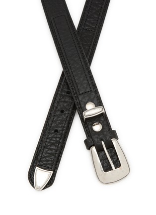 Detail View - Click To Enlarge - LEMAIRE - Minimal Western Leather Belt