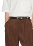 Figure View - Click To Enlarge - LEMAIRE - Minimal Western Leather Belt