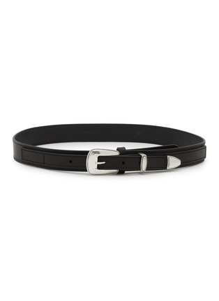 Main View - Click To Enlarge - LEMAIRE - Minimal Western Leather Belt