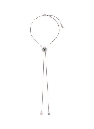 Main View - Click To Enlarge - LEMAIRE - Cat Eye Rattle Bolo Tie Necklace