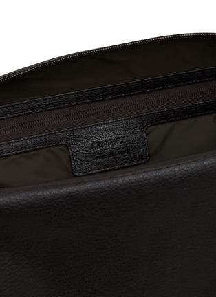 Detail View - Click To Enlarge - LEMAIRE - Large Folio Leather Crossbody Bag