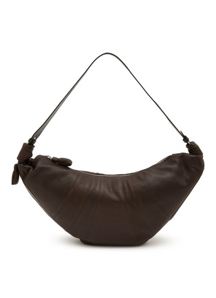 Main View - Click To Enlarge - LEMAIRE - Large Rail Belt Leather Croissant Bag
