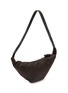 Detail View - Click To Enlarge - LEMAIRE - Medium Rail Belt Croissant Leather Bag