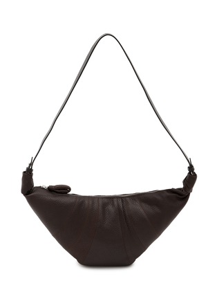 Main View - Click To Enlarge - LEMAIRE - Medium Rail Belt Croissant Leather Bag